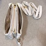 Charming Charlie  Wristlet/Crossbody Bag Ivory with Rhinestones & Gold Studs Photo 3