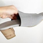 Vionic  Papaya Fleur Heeled Knitted Sandals Light Gray Size 8 Photo 1