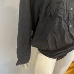 Faith Connexion Silk Dress Shirt Bodysuit Black Size 10 Photo 6