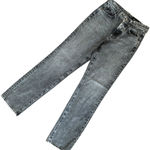 AG Adriano Goldschmied AG Mari High-Rise Slim Straight Jeans 26 Distortion Black Y2K Grunge 90s Denim Photo 1