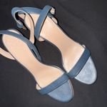 Tory Burch Navy Leather Heels Photo 5