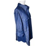 Cavalini  3X Dark Wash Chambray Denim Tunic Shirt Dress Oversized Casual Core‎ Photo 3