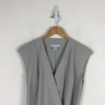 Athleta Newport Wrap Dress City Stripe Black/Sea Salt Size XS Athletic Comfort Photo 3