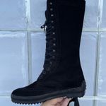 Tod's Gomminos combat moto style mid calf boots 6.5 Black Photo 8