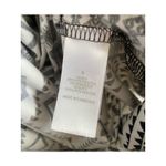 Bisou Bisou Womens Top Size Small Black White Crossover Tribal Print Lace Photo 5