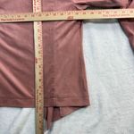 Lascana M Faux Suede Waterfall Jacket Dusty Rose Pink Soft Drape Blazer Office Size 8 Photo 6