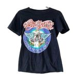 Aerosmith Black Band T-shirt Aero Force One Small Steven Tyler Rock N Roll Tee S Photo 0