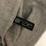 Onzie  Womens Top Sweatshirt Pullover Scoop Neck Long Sleeve Gray Size S Photo 2