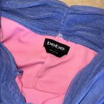 Bebe Off-Shoulder Blue and Purple Dress Photo 6