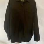 Good American  Black Button Down Shirt Photo 0