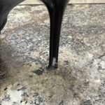 ZARA  Black Quilted Heels Photo 5