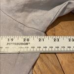 Tahari  Linen Minimalist Oversized Vented Jacket Blazer Pale Gray Size Large Photo 6