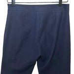 Tory Burch Women’s Slim Fit Straight Leg Ankle Pants Navy Blue Size 4 Photo 4