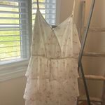Cream Floral Strap Dress Multi Size XL Photo 0