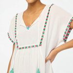 J. Crew Factory Fringe Beach Tunic XXL White Photo 0