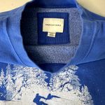 American Eagle Vintage-inspired Colorado Blue Women's Oversized Sweatshirt Size XS Photo 2