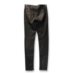 Theory EUC  Miana L Danish Black Stretch Leather Lambskin Leggings Skinny Pants 4 Photo 1