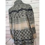 Knox Rose Cardigan Fringe Sweater Small Knit Boho Hippie Open Front Lagenlook Photo 3