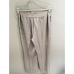Vivienne Tam  Silk Wide Leg Pants Beige Elastic Waist Drawstring Size L Photo 8