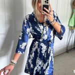 Amazon Blue Floral Kimono Photo 4