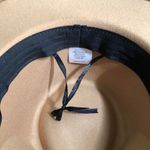 Tan brown faux suede cowboy cowgirl western boho hat cap fedora pink bow Photo 6