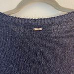Tous Nenette  Les Jours Sweater The Malaga Blue Sparkle Puff Sleeves Sz M NWOT Photo 8