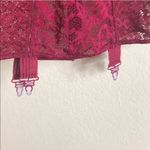 Victoria's Secret Victoria’s Secret Plunge Halter Garter Slip Corset Red S Lace NWT Photo 5