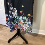 NWT Cold Shoulder Floral Shift Dress 2 Black Size XXL Photo 2