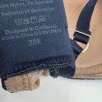 Third Love navy blue chevron contour demi bra underwire adjustable size 38E Photo 5