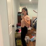 Aerie  M Petite Black Flare Leggings Photo 4