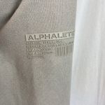 Alphalete  Tan Cropped Long Sleeve Hoody Sweatshirt Top S Photo 2