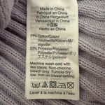 Madewell Tilney Ribbed Sweater Tank Iced Lilac Purple Size Medium Stretchy Knit Photo 4