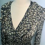 ZARA NWT Animal Print Long Sleeve Dress with ruffle skirt detail size S 8325/311 Photo 11