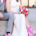 Anthropologie Formal Dress Long White Photo 1