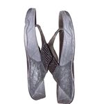 FitFlop Lulu Rhinestone embellished wobble Board t-strapped sandals size 7 black Photo 2