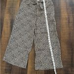 J.Crew  Leopard Print Harvey Silk Pull On Wide Leg Cropped Pant Size 6 Photo 6