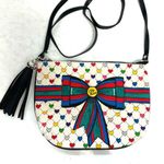 Brighton New Love & Joy Heart & Bow Printed Canvas
Crossbody Purse Bag Photo 2