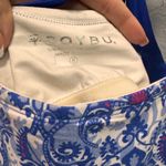 Soybu Blue and White Halter Sundress Photo 1