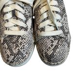 Dolce Vita Snakeskin Espadrille Leather Sneakers Stone Size 8 Photo 5