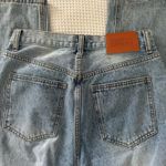 Princess Polly  Asymmetric Jeans Straight Leg Photo 4