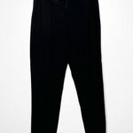 Halogen NWOT High Waist Belted Tie Ankle Trouser Pants Women's Black Size 2 Photo 4