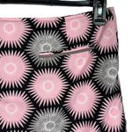 Golftini SZ 10 Nine and Wine Skort Geometric Pockets Stretch Slits Briefs Pink Photo 4