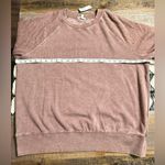 Maurice's  Mauve Sweatshirt with rhinestone Studded Sleeves Photo 5