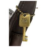 Fossil  Vintage 75082 Brown Multi Pocket Brass Hardware Shoulder Bag Purse Photo 3