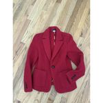 J.Crew Jacket S 1 Button Front Blazer Jacket Coat Sz Small Red Wool School Boy Photo 4