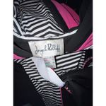 Joseph Ribkoff  striped zip up hoodie, size XS Small, vintage Photo 8