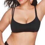 ANDIE The Rockaway Swim Top Women Sz M Black Pull On Feminine Retro Grunge NWT Photo 6