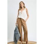 Umgee  Wide Leg Drawstring Pants‎ Photo 3
