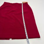 MM.LaFleur  The Dorchester 1.0 Staccato Hibiscus Pink Skirt Women 14 Zipper NEW Photo 9