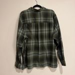 Carhartt Womens Shirt Flannel Button Down Green Plaid Loose Fit Rugged Flex XXL Photo 1